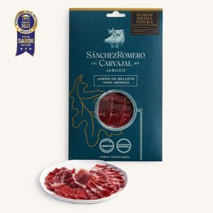 Sánchez Romero Carvajal Hand-carved acorn-fed 100% Ibérico ham (Jamón) Pata Negra - Jabugo, 70 gr A