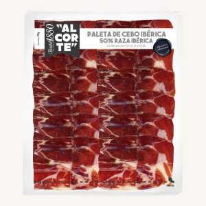 Boadas 1880 Ibérico 50% de cebo shoulder ham (paleta), pre-sliced al corte 90 gr from Salamanca