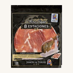 Aire Sano 8 Estaciones Hand-carved ham (Jamón) de Teruel DOP, pre-sliced 80 gr