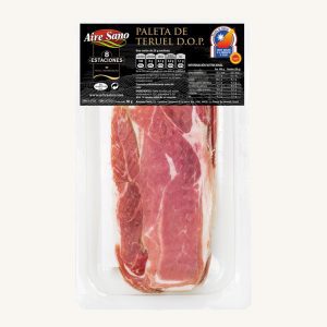 Aire Sano 8 Estaciones Shoulder ham (Paleta) de Teruel DOP, pre-sliced 50 gr