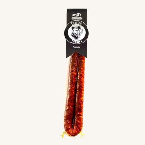 Embuastur Cured wild boar chorizo (jabalí), from Asturias, piece 300 gr