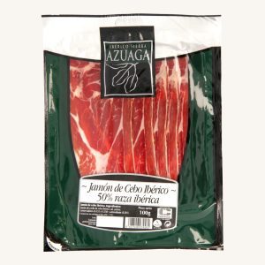 Ibérico Sierra Azuaga Jamón (ham) de cebo Ibérico 50%, pre-sliced 100 gr