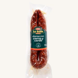 La Unión Deer sausage (embutido de ciervo), chorizo-style, smoked with oak wood, from Asturias, piece 280 gr main