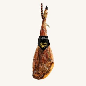 Sánchez Alcaraz Ibérico (50%) de cebo ham (jamón), white label, from Salamanca or Extramdura, full-leg approx. 8 kg