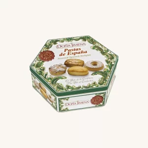 Doña Jimena Assorted Spanish Delights (Pastas de España), medium tin can 350g